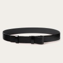 Wide waistline belt, black croce